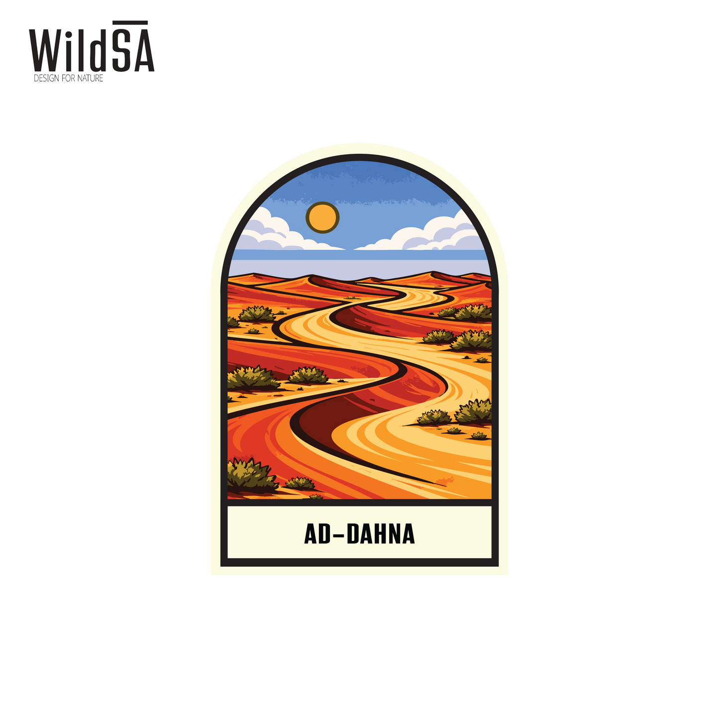 Icons of Saudi Nature Sticker Pack