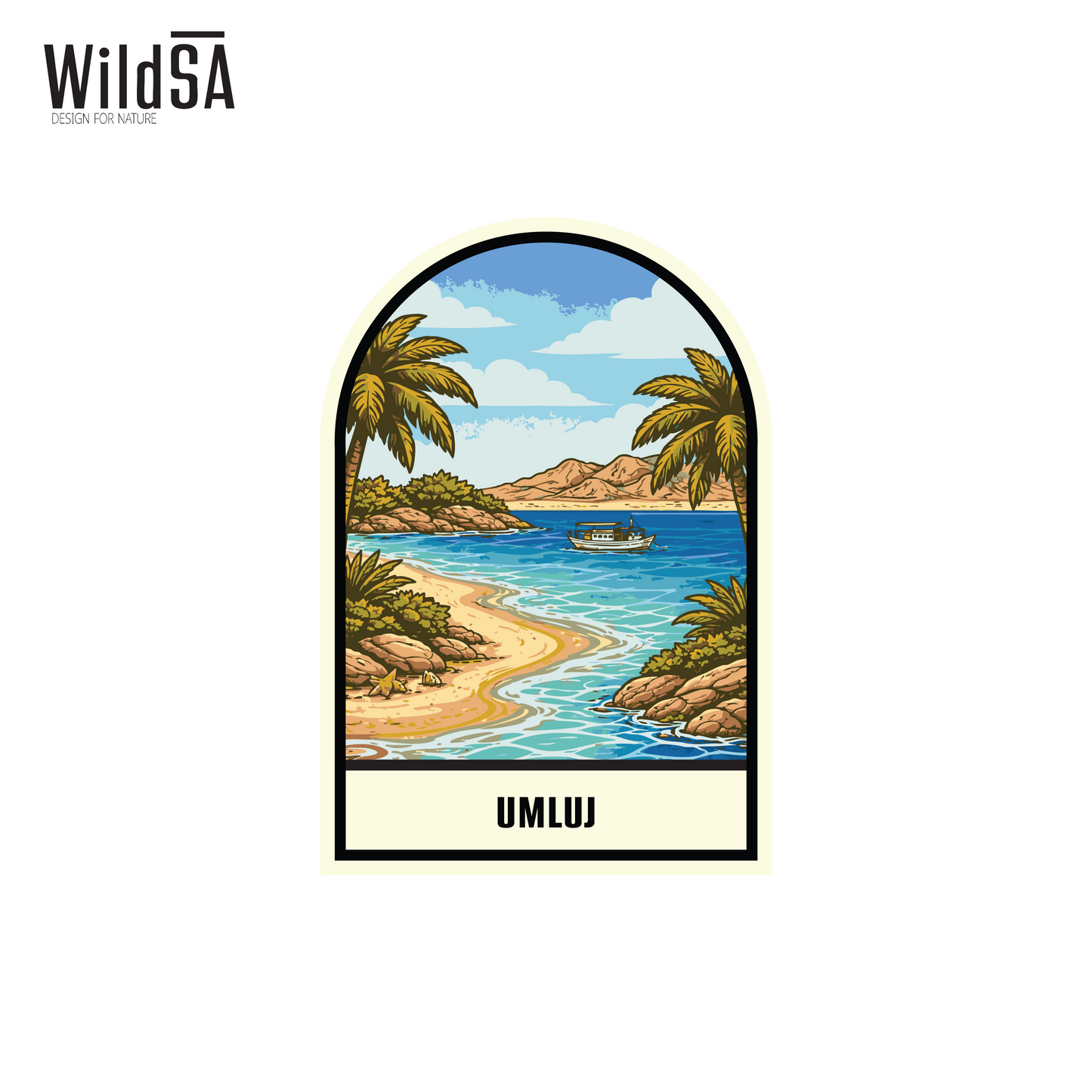 Icons of Saudi Nature Sticker Pack