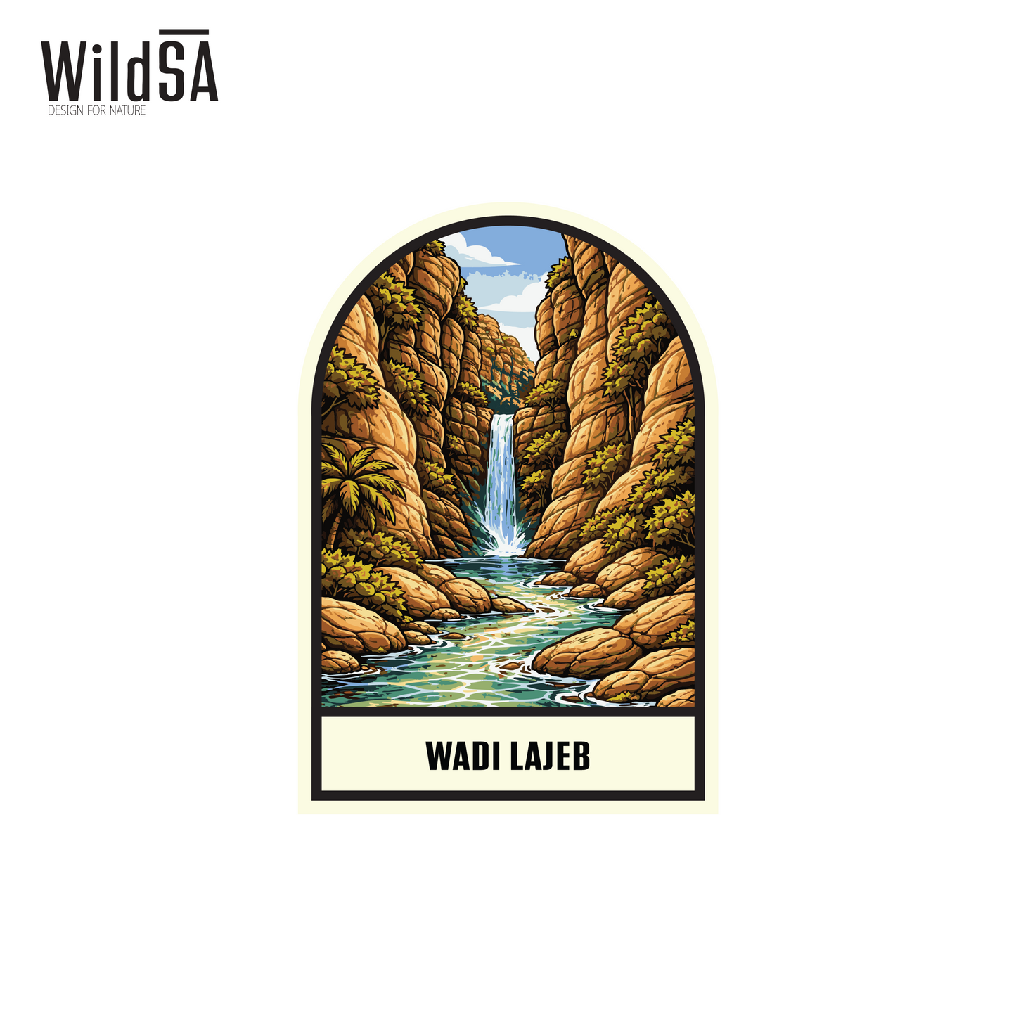 Icons of Saudi Nature Sticker Pack